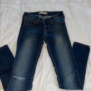 BullHead Black Dark blue skinny jeans